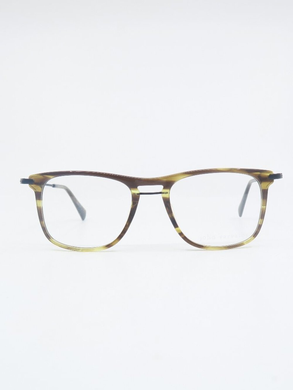 John Varvatos VJV420 52mm Olive Horn New Men's Eyeglasses.